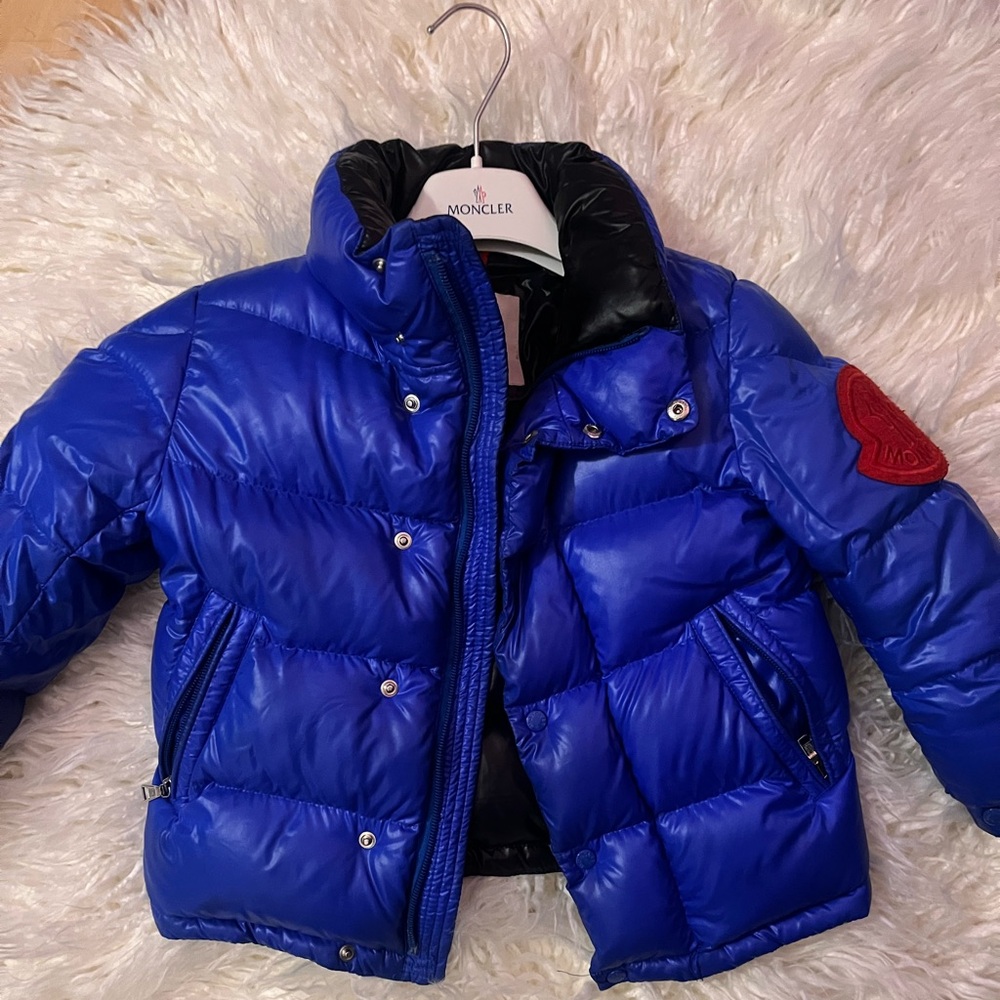 Blue Kids Moncler Size 6